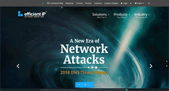 Desktop Screenshot of efficientip.com